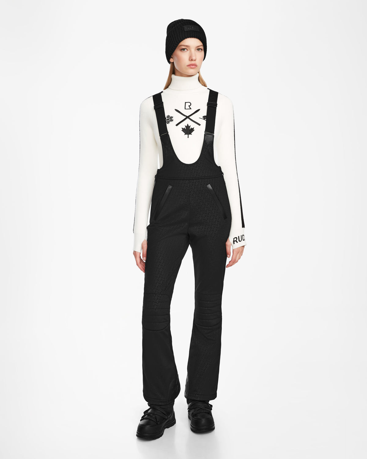 Monogram Print Black