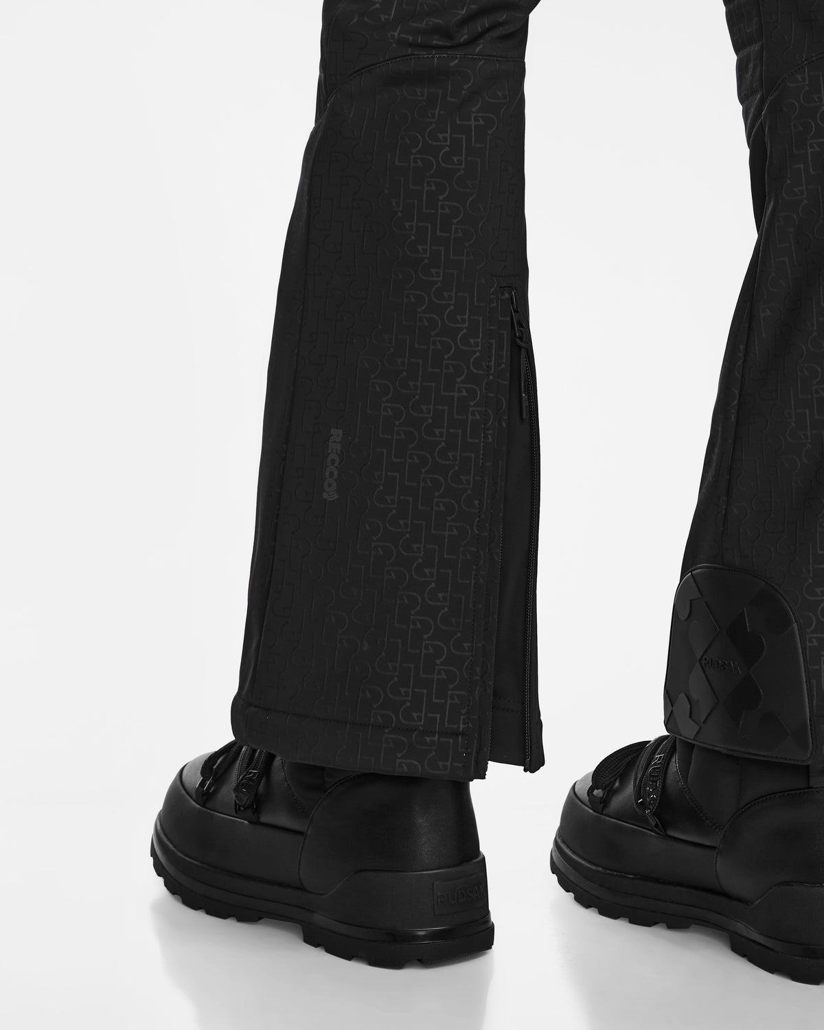 Monogram Print Black