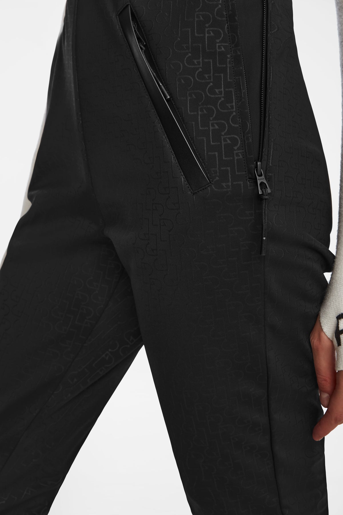 Monogram Print Black