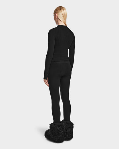 Monogram Print Black
