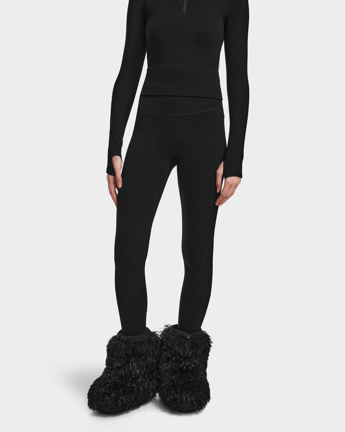Monogram Print Black